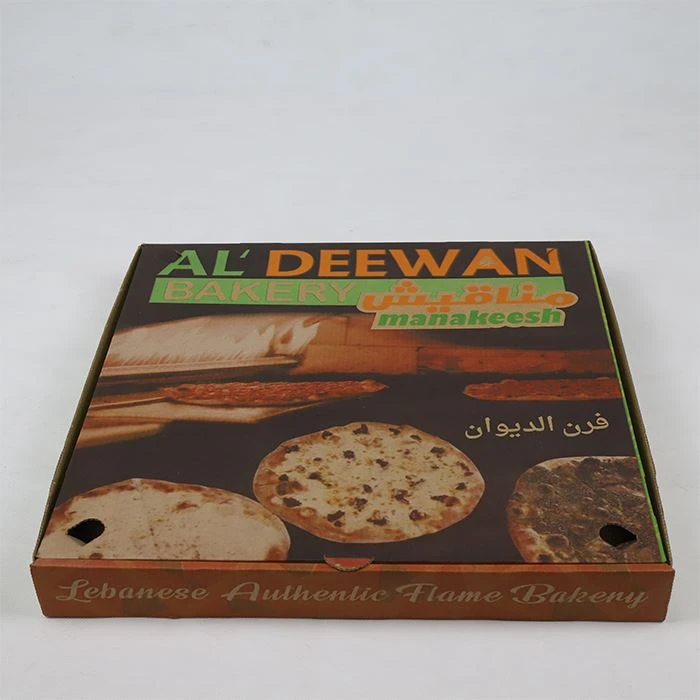Cajas Pizza Box nrog Zam Tsim
