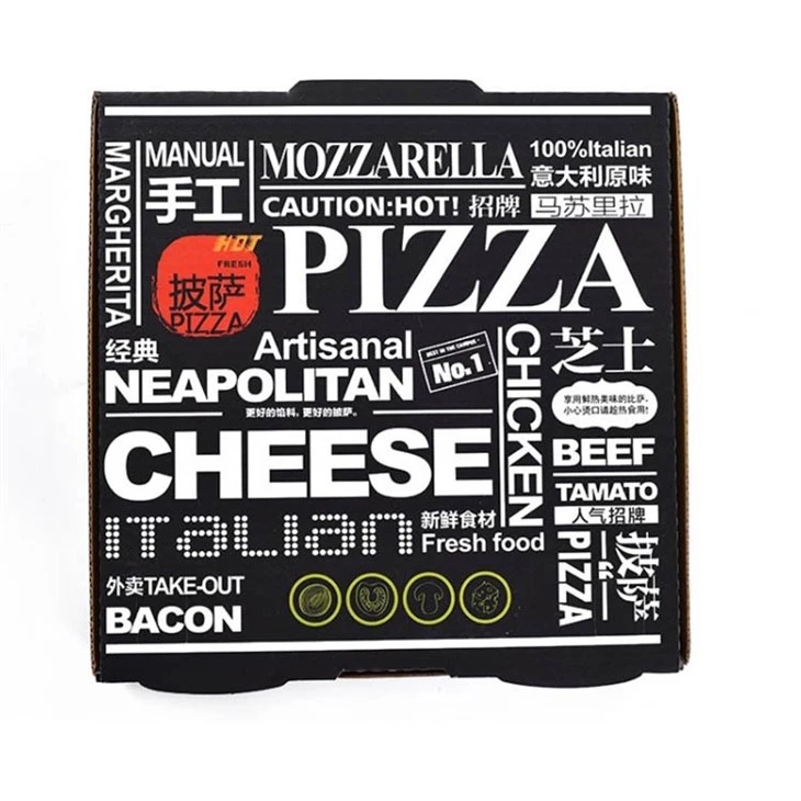 Environmentally Friendly Customizable Pizza Box