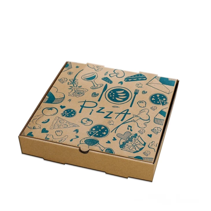 Pizza Ntim Ntawv Box Nrog Custom Logo