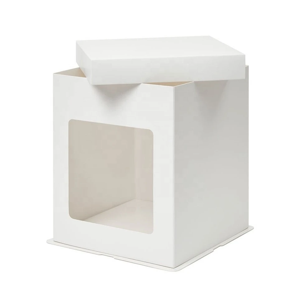 Siab Cake Box nrog Lub hau Ntshiab