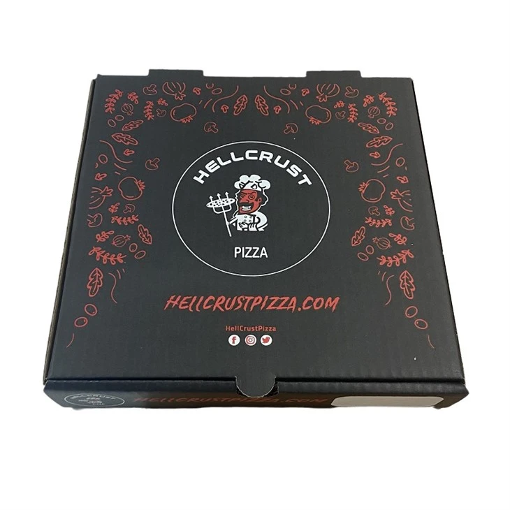 Customized Luxury Corrugated Board Delivery Pizza Box